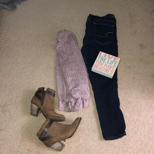 Pink Rose 🌹 adorable mauve sweater